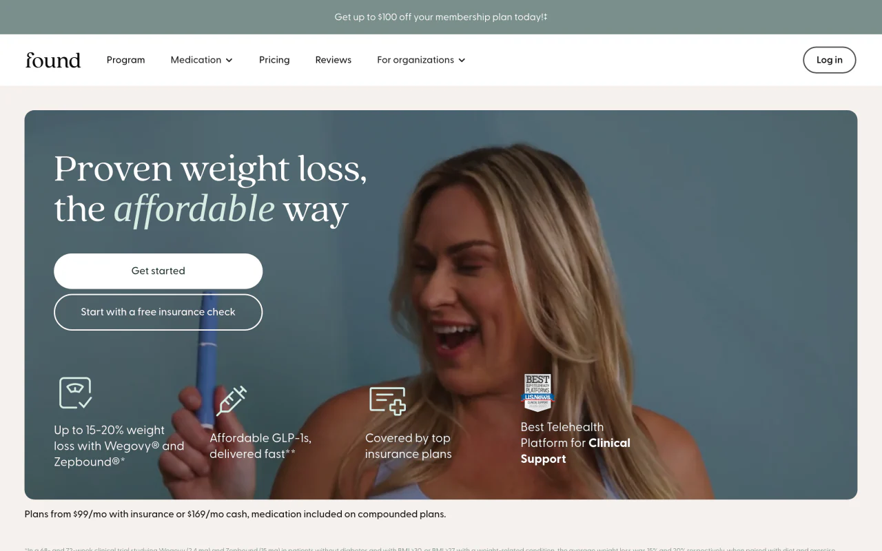 Found homepage