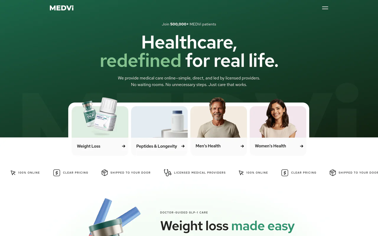 MEDVi homepage