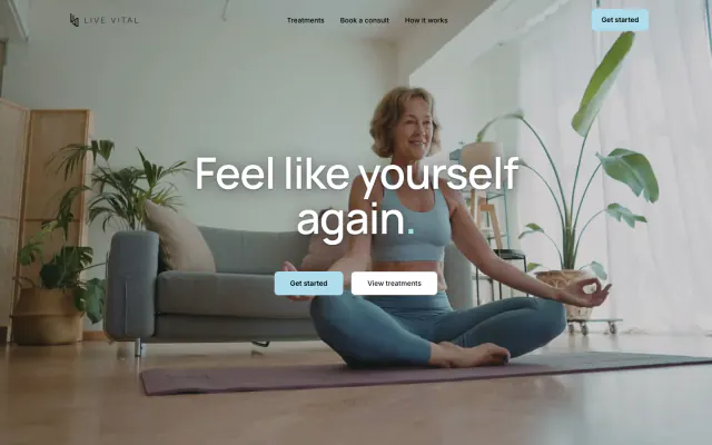 Live Vital website